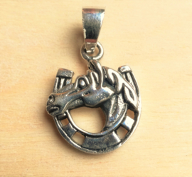 Pendentif porte-bonheur en fer à cheval