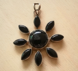 Pendentif Onyx argent