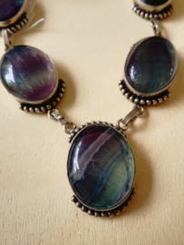 Collier Fluorite en Argent