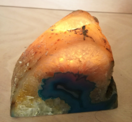 Porte-bougie agate