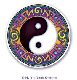 Raamsticker "Yin Yang"