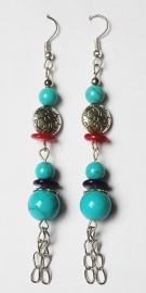 Boucles d'oreilles en Turquoise