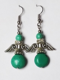 Boucles d'oreilles Anges - Turquoise