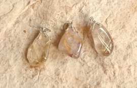 Pendentif quartz rutile