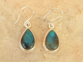 Boucles d'oreilles Labradorite