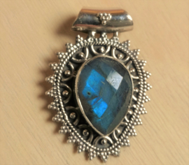 Pendentif Labradorite argent