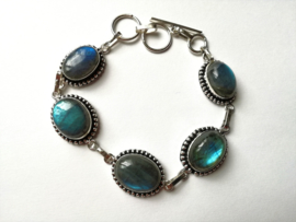 Bracelet Labradorite en argent