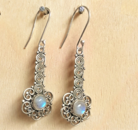 Boucles d'oreilles en pierre de Lune