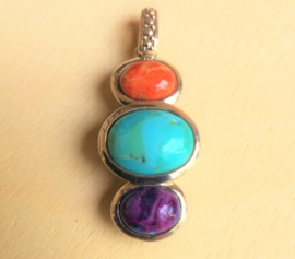 Pendentif Turquoise en argent