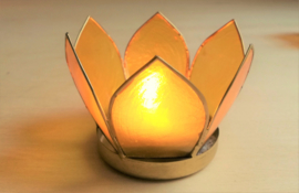 Porte bougie Lotus 3ème chakra