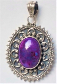 Pendentif Turquoise Purple