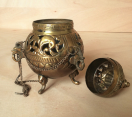 Brûleur d'encens en laiton