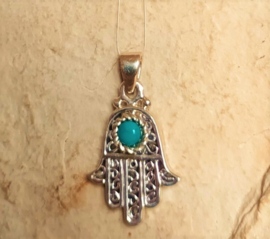 Pendentif Main de Fatima en argent