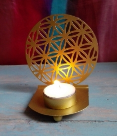 Waxinelichthouder "Flower of Life"