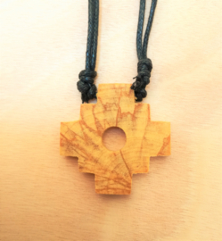 Palo Santo ketting Chakana Inca Kruis