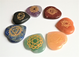 Chakra edelstenen set - hart