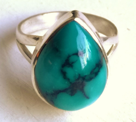 Bague en Argent et Turquoise