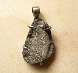 Pendentif Pyrite en argent