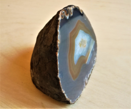 agate naturelle demi polie