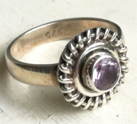 Bague en Argent et Améthyste