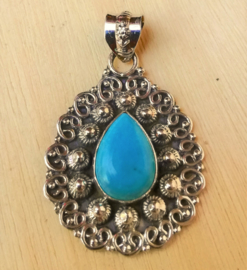 Pendentif Turquoise en argent