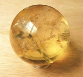 Sphère Calcite jaune