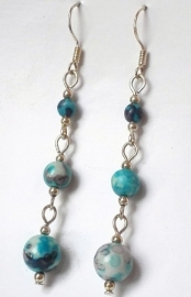 Boucles d`oreilles balinaises