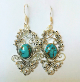 Boucles d`Oreilles Turquoise