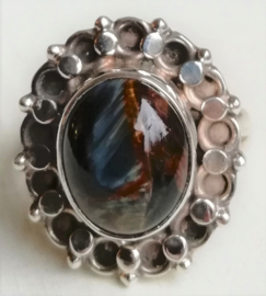 Bague en Argent et Pietersite