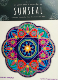 Raamsticker Zonnestraal Mandala