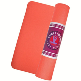 Tapis Yoga TPE rouge Yogi & Yogini