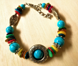 Bracelet Tibétain Turquoise