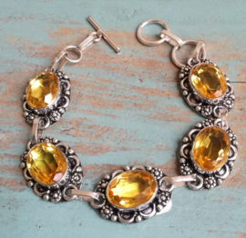 Bracelet Citrine en Argent