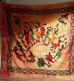 Grand Foulard Danse africaine