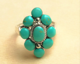 Bague en argent et Turquoise