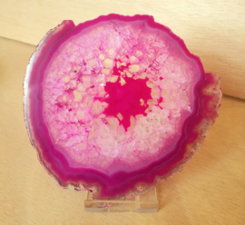 Tranche agate rose