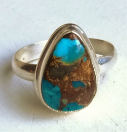 Bague en Turquoise et argent