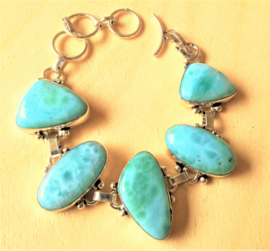 Bracelet Larimar en argent