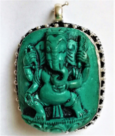 Ganesha hanger turquoise