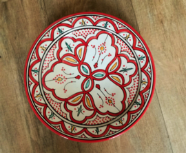 Schaal marokkaans aardewerk