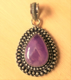 Pendentif Argent Améthyste