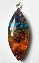 Pendentif Orgonite ovale