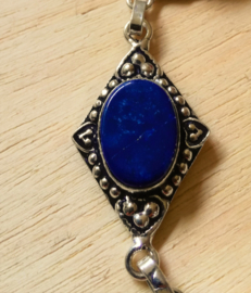 Bracelet en argent et Lapis-Lazuli