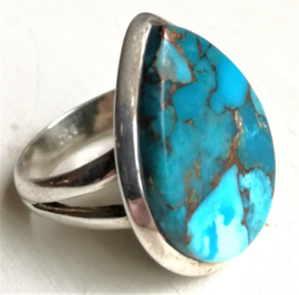 Bague en Argent et Turquoise