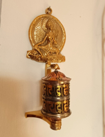 Gebedsmolen groene Tara tafelmodel