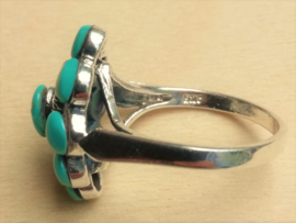 Bague en argent et Turquoise