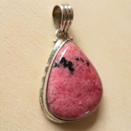 Pendentif Rhodonite