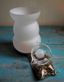 Une Lampe d`aroma Fleur de vie