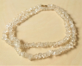 Collier fendu  Cristal de Roche