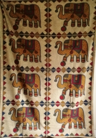 Grand Foulard Eléphants